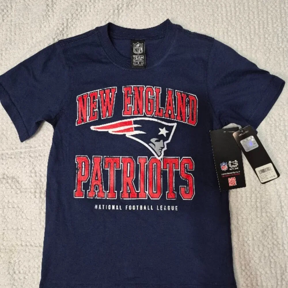 New England Patriots NFL Youth Size 8 T Shirt Sweats‎ Pants 2 Piece Set New